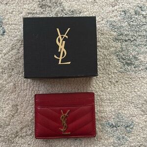 YSL card wallet